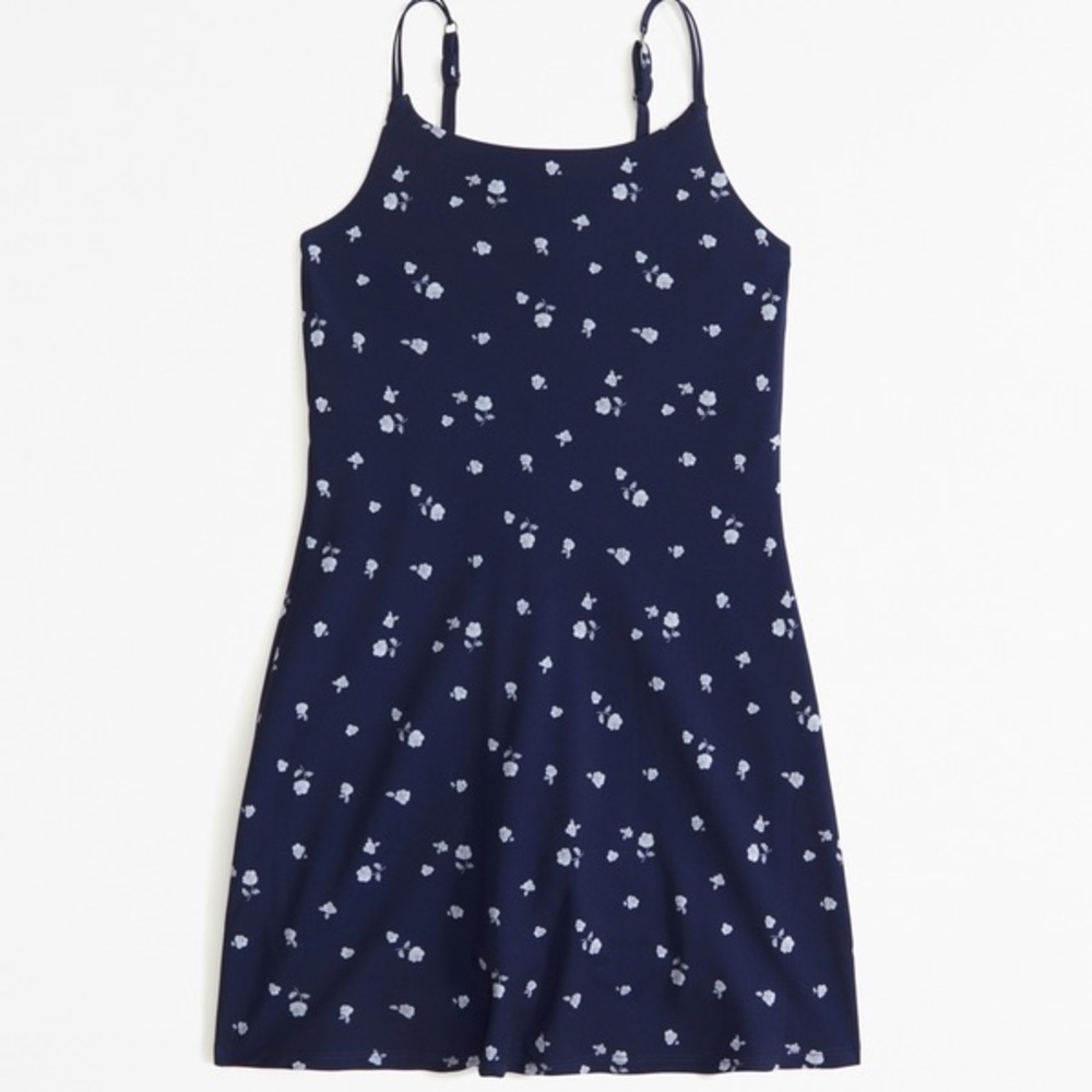 Abercrombie Kids Dark Blue Floral Dress